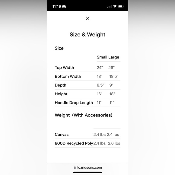 Lo & Sons Catalina deluxe large weekender - Picture 10 of 10